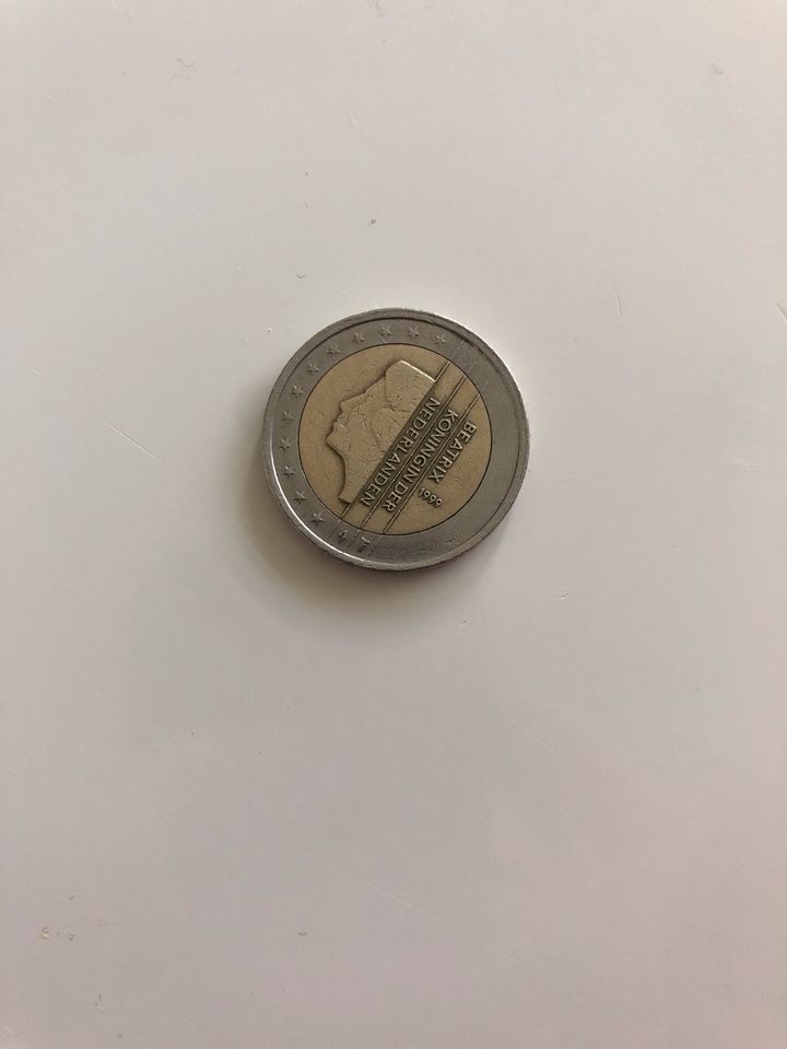 Verkaufe wertvolle 2 Euro Münze „Beatrix Königin der Niederlanden in Mönchengladbach