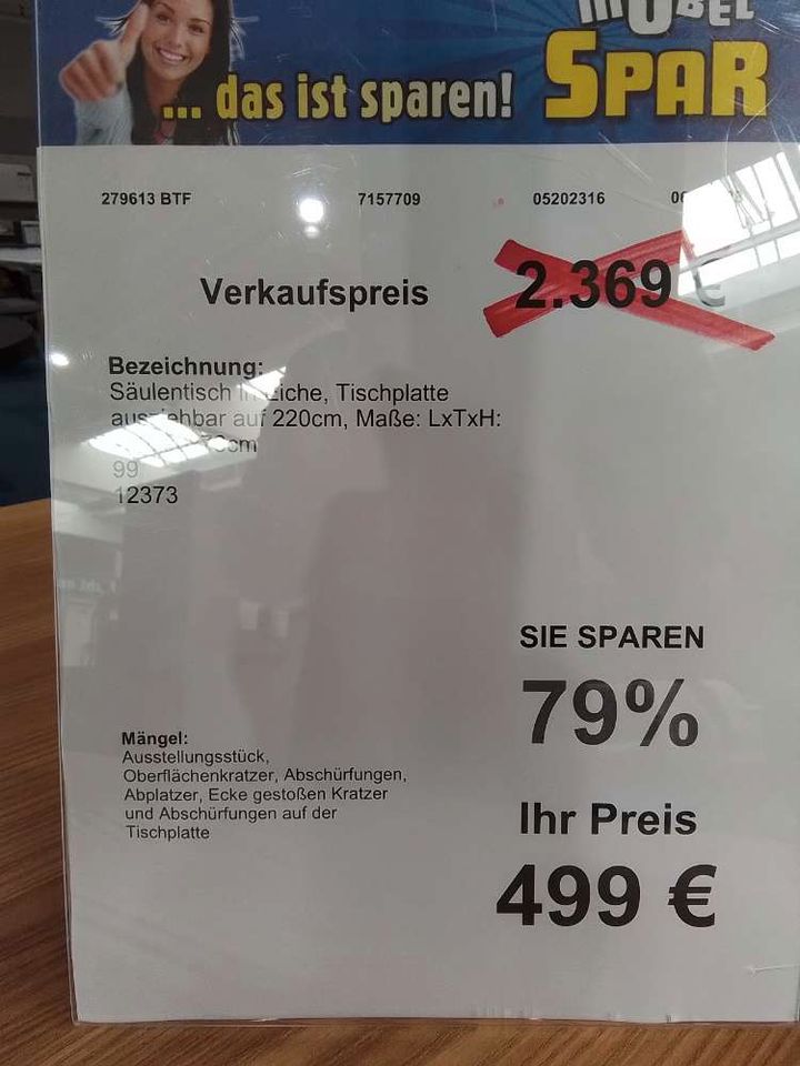 Säulentisch, statt 2369€ in Wolfen