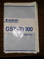 Suzuki gsx r 1000 K3 Fahrerhandbuch Niedersachsen - Harpstedt Vorschau