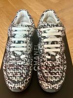 CHANEL Sneaker Bouclé Tweed Stoff Gr. 40 Beide Bordeaux Grau Düsseldorf - Stadtmitte Vorschau
