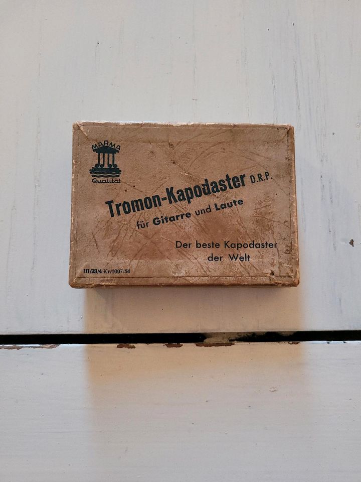 Tromon Kapodaster für Gitarre und Laute. DDR - VEB in Leipzig