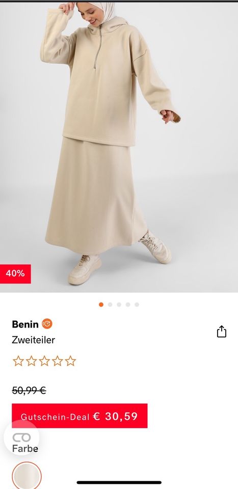 Zweiteiler S  Benin Modanissa / Abaya / Hijab/ in Bremen