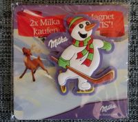 Milka Magnet Schneemann als Schlittschuhläufer Winter Bayern - Bodenwöhr Vorschau