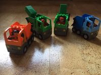 Lego Duplo Müllabfuhr Müllwagen Mülltonnen grün orange blau Mann Nordrhein-Westfalen - Kempen Vorschau