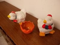 2 Stück Hühner, Ente Ton Deko Baden-Württemberg - Gärtringen Vorschau