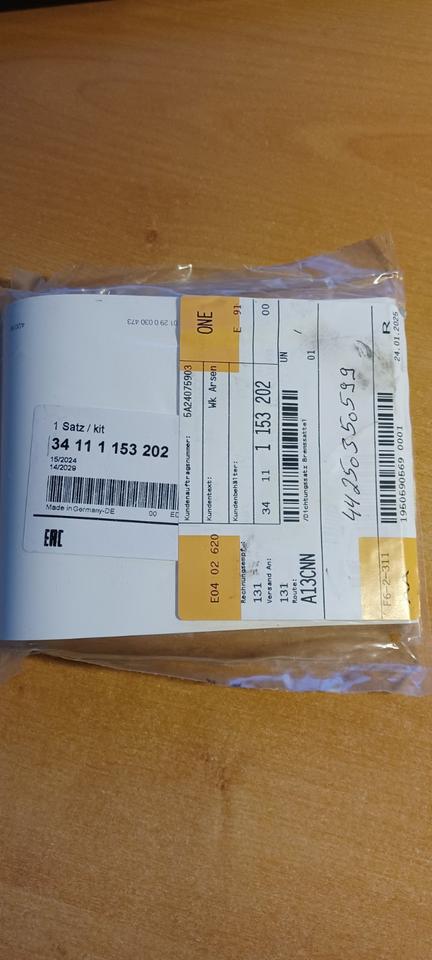 BMW Dichtungssatz Bremssattel E28 E30 E36 E46 E85 34111153202 in Ingelheim am Rhein