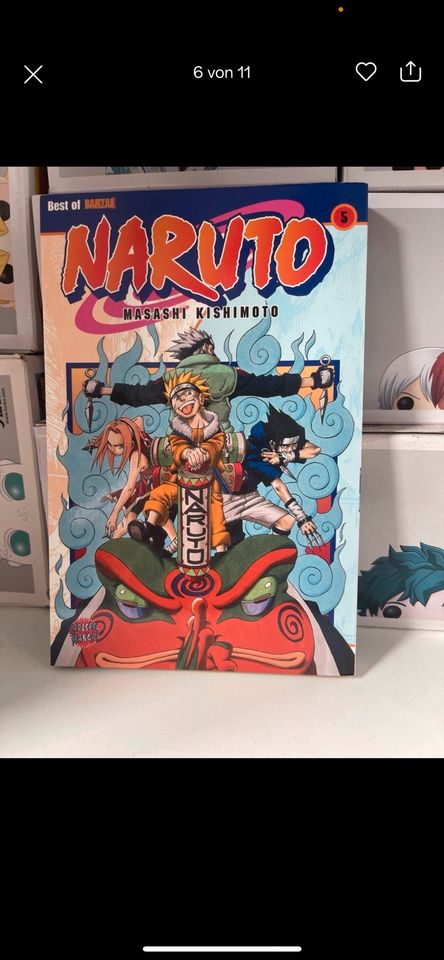 Naruto band 1-10 in Wuppertal