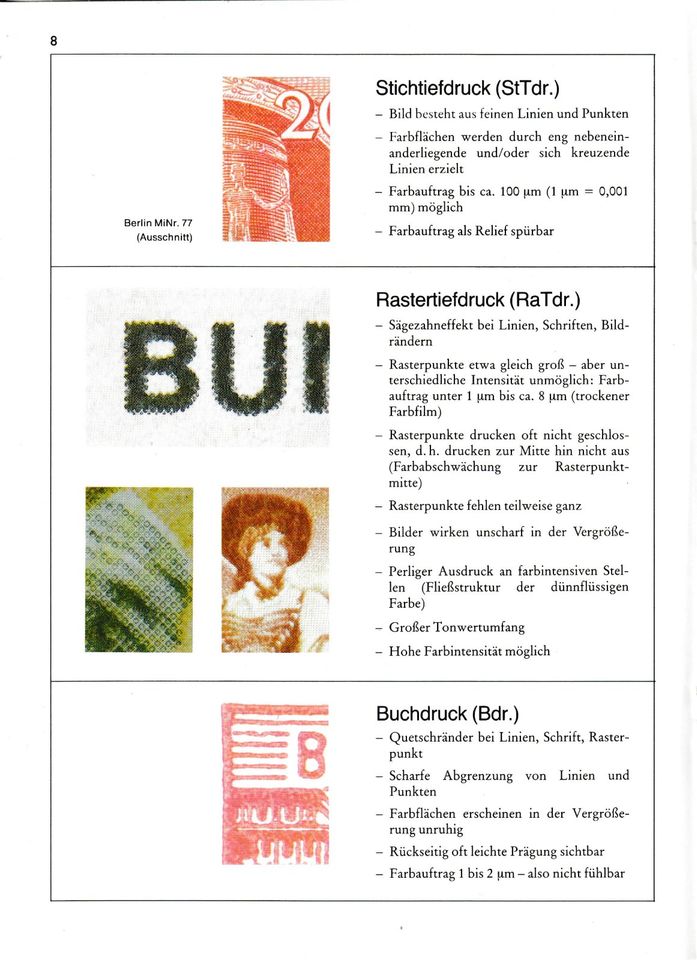 MICHEL Einführung in die Druckverfahren (1992); farbig; 16 S. in Bruchsal
