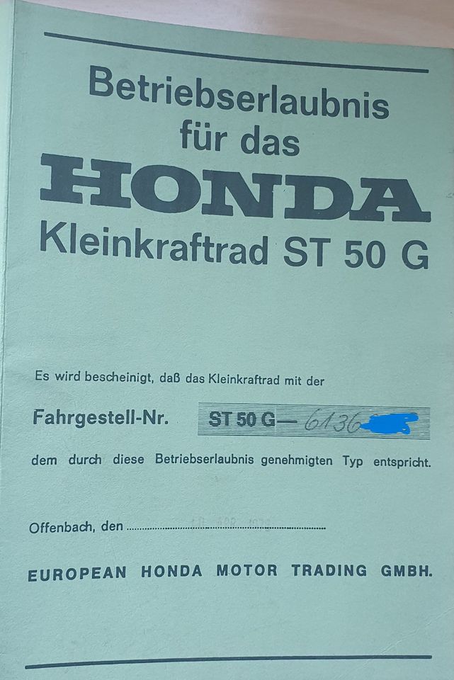 Honda DAX Bj.1978 neu aufgebaut in Gschwend