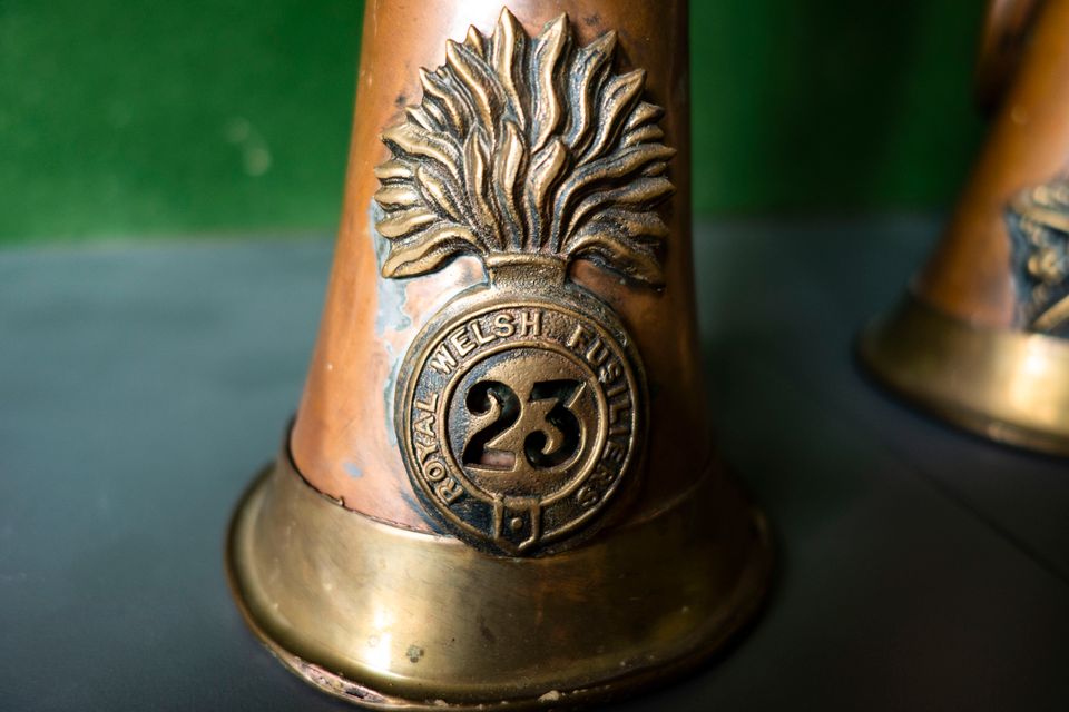 Englische Horn/Signal-Trompete, Royal Welsh Fusiliers 23 Regiment in Arnsberg