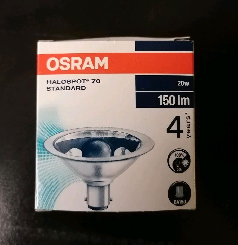 10x Osram Halospot 41970FL BA15d 20W NEU in Hamburg