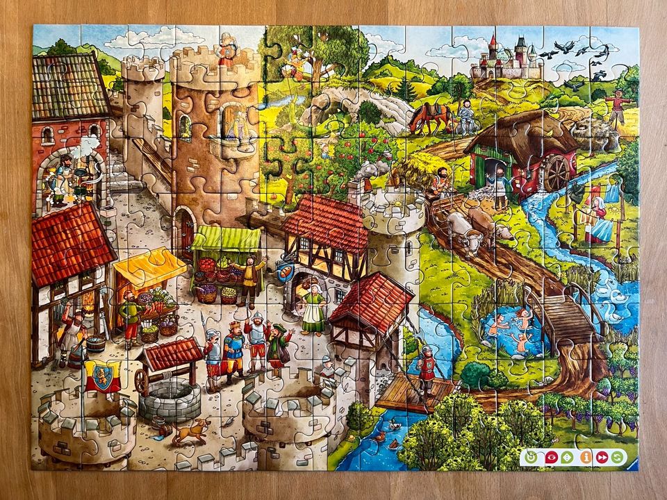 Die Ritterburg Puzzle / 100 Teile | TipToi / Ravensburger in Recklinghausen