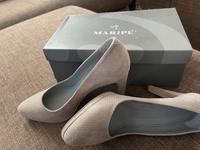 Pumps Maripee beige mit goldenen Punkten Grösse 39, ungetragen Saarland - Völklingen Vorschau