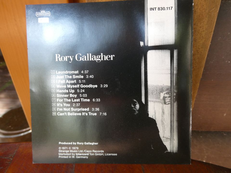 Rory Gallagher  - I - CD in Potsdam