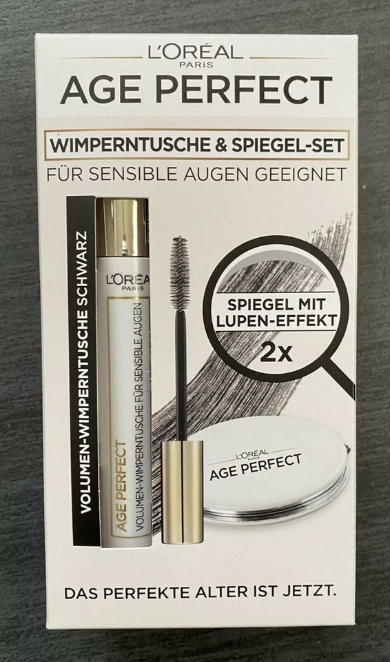 Kosmetiktasche - Body Lotion - Wimperntusche  & Spiegel-Set in Muggensturm