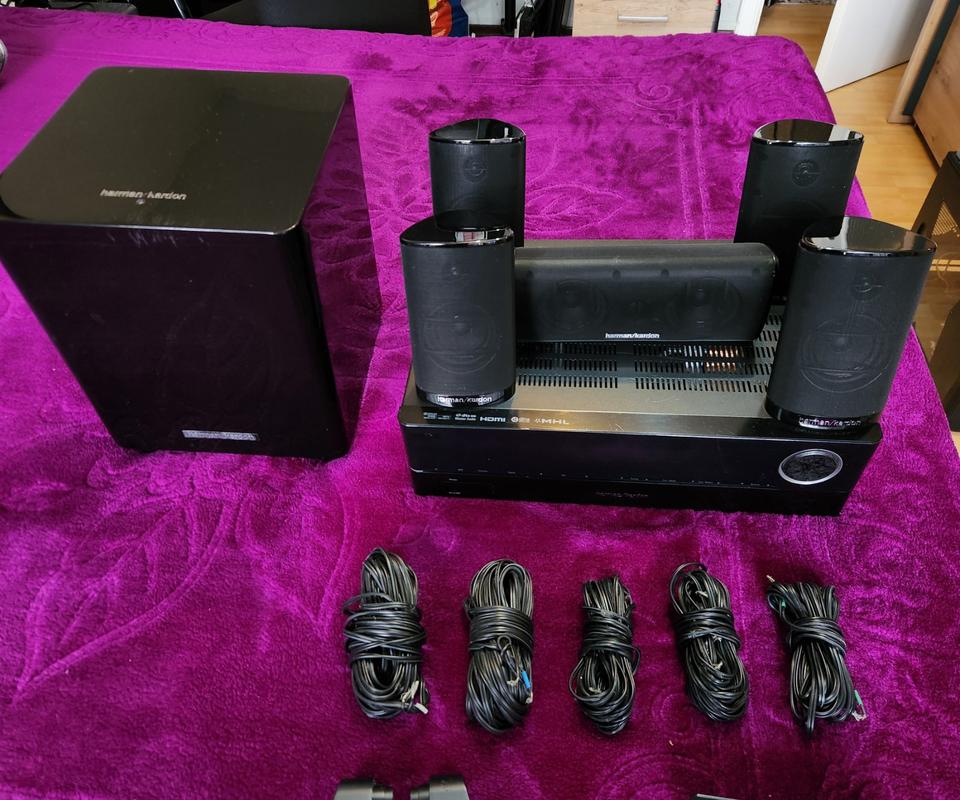 harman kardon receiver verstärker lautsprecher box subwoofer in Hamburg