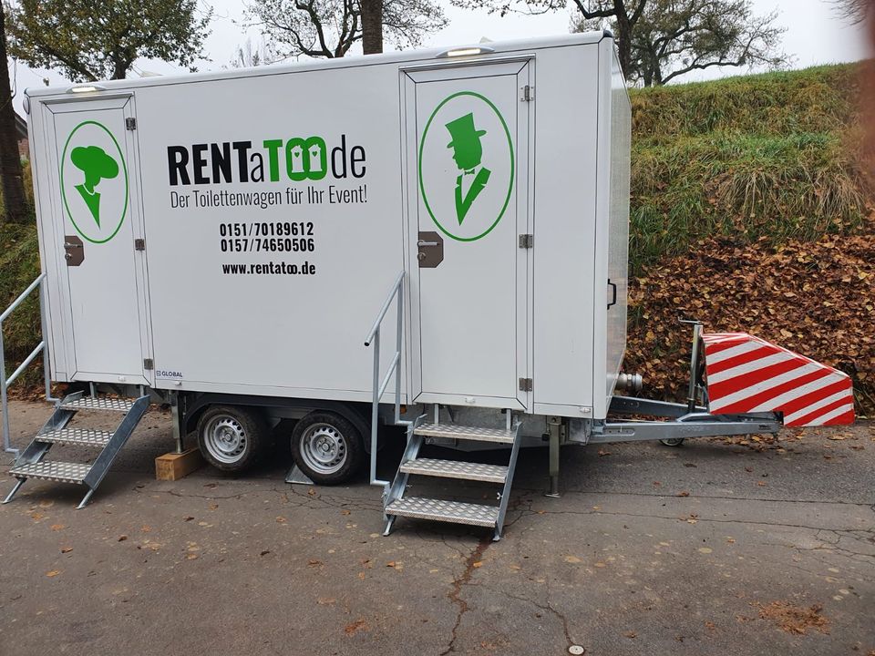 Toilettenwagen, Klowagen, WC-Wagen, Toilettenanhänger in Fürth