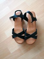 Schwarze Sandalen absatzhöhe 7 cm Bayern - Kaufbeuren Vorschau