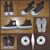 Neuwertige Leder Converse All Star Sneaker High Plattform Gr. 38 Rheinland-Pfalz - Breitscheid Kr Neuwied Vorschau