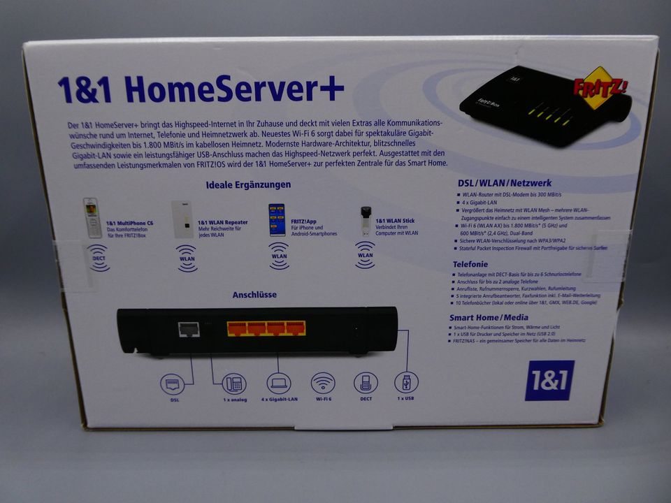 ⚡️AVM FRITZBox 7530 AX 1&1 HomeServer+ MESH WLAN WIFI 6 NEU⚡️ in Berlin