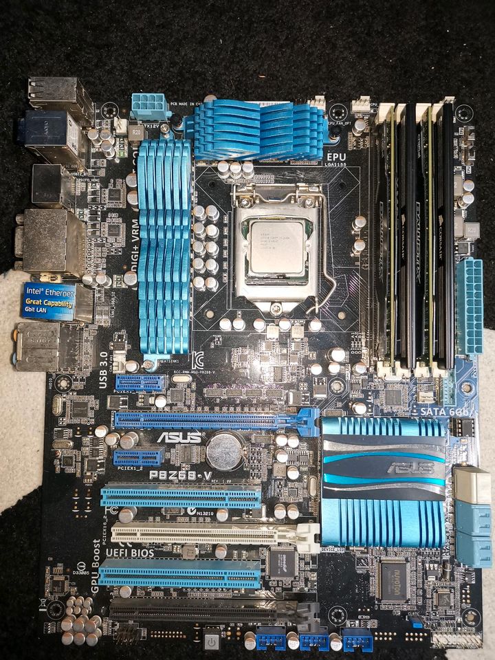 Asus P8Z68-V Mainboard Socket1155 // Intel i7-2600k // 16 GB RAM in Mecklenbeck