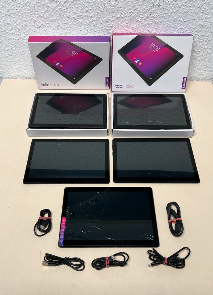 Lenovo tab M10 HD WIFI Slate Black 2G+16GB 5 Stück Displayschaden in Wiehl