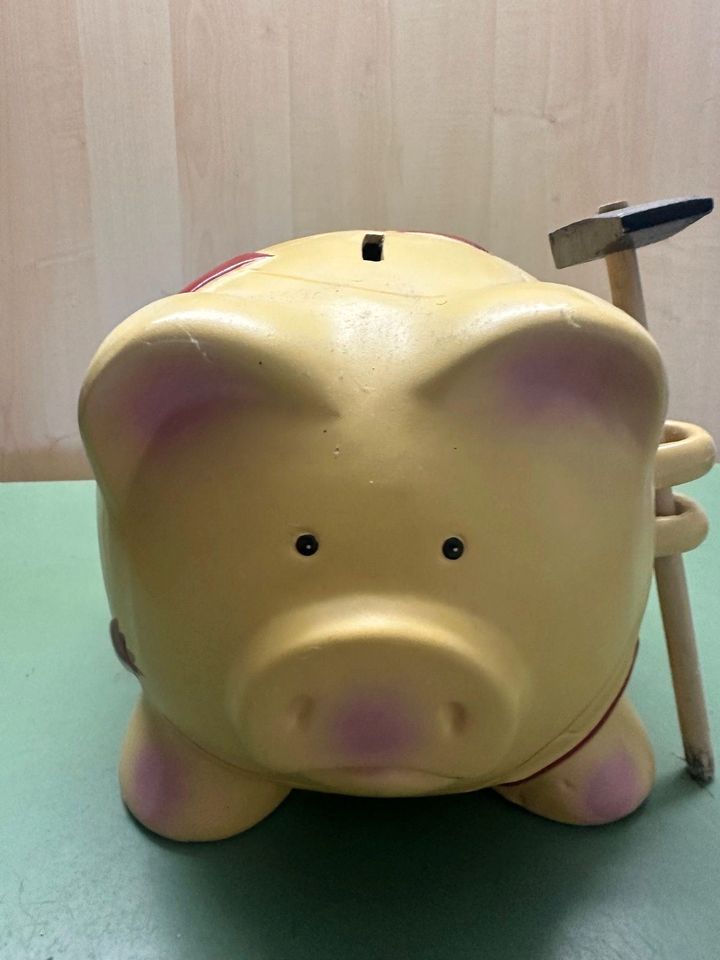 Sparschwein zum Zerschlagen mit Hammer Porzellan-Schwein in Garbsen