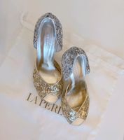 Highheels Pumps Gr. 39 La Perla Julia Haart Silber gold Rheinland-Pfalz - Mainz Vorschau