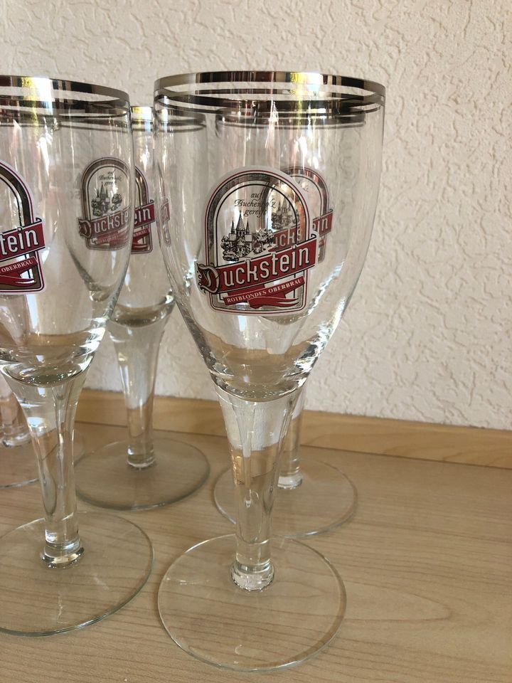 6 Duckstein Bier Sommelier Gläser, 0,3L, Sammelgläser, Kelch, Bar in Rahden