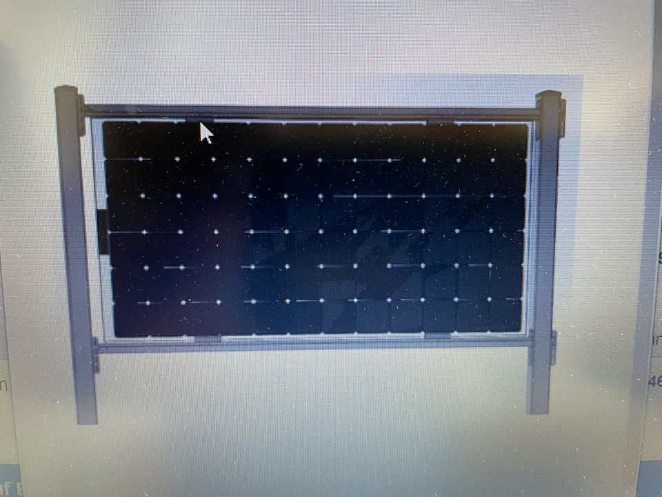 Solarzaun zur PV Einspeisung in Twistetal