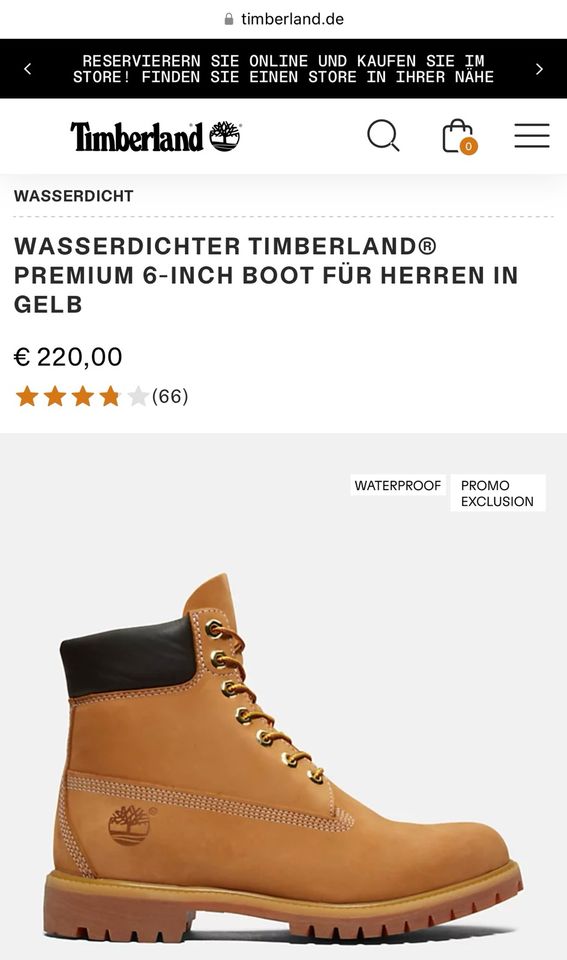 Timberland Boots Herren 44 Premium Version in Ettlingen