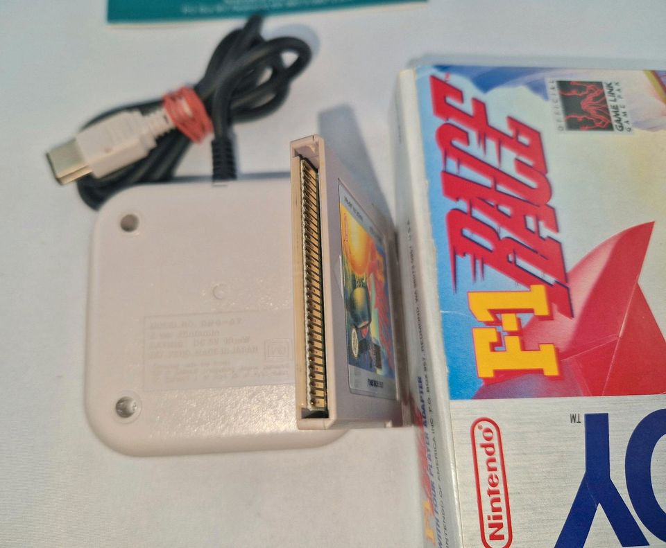 Gameboy Classic Spiel F-1 Race mit OVP Anleitung 4 Player Adapter in Villingen-Schwenningen