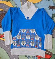 ❤️ top Zustand ! Babauba Handmade Wolf Pullover Langarmshirt 110 Bayern - Bad Kissingen Vorschau