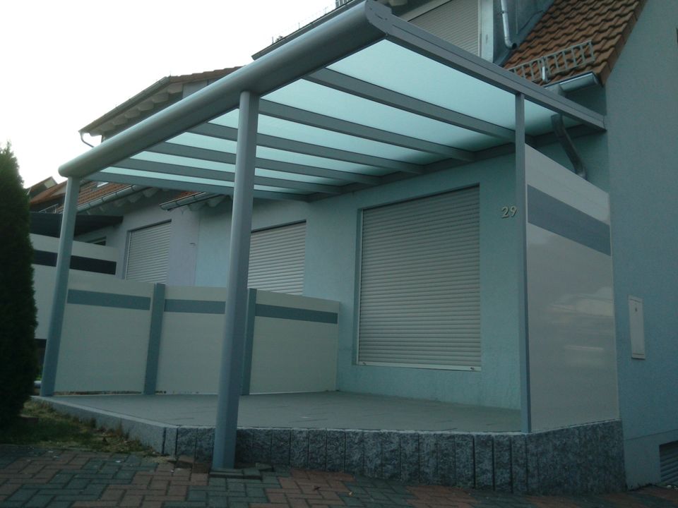 Terrassenüberdachung Alu mit VSG 8mm, Carports, Markisen . in Bad Mergentheim