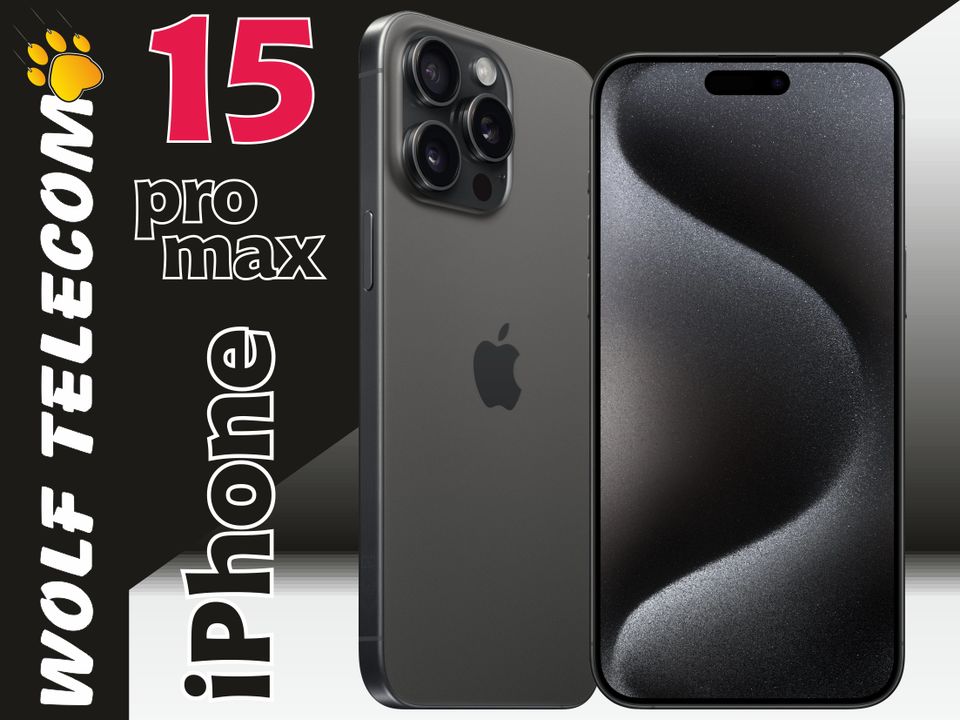 APPLE iPhone 15 Pro Max 256GB Titan Schwarz Black MU773ZD/A Neu in Koblenz