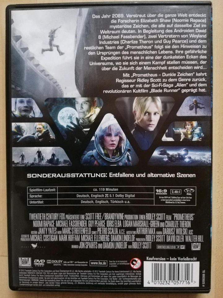 Film DVD Prometheus Dunkle Zeiten Ridley Scott in Weinsberg