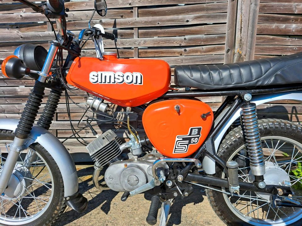 Simson S50 KBA Papiere Nr.: B469 Standort Fehrbellin in Fehrbellin