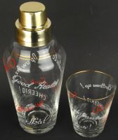 Cocktail-Shaker Glas Geschenk Cocktail-Mixer Barkeeper Scherz Niedersachsen - Langenhagen Vorschau