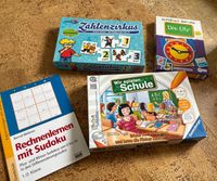 4 Spiele ein Preis ! Lernspiele, Schulanfang, Tiptoi Uhr Mathe Brandenburg - Velten Vorschau