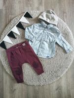 Zara Jeansjacke/Hemd und Zara Pumphose/Haremshose 80/86 Set Duisburg - Walsum Vorschau