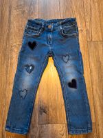 Topolino Gr. 98 Jeans Hose blau Herz Burglesum - Lesum Vorschau