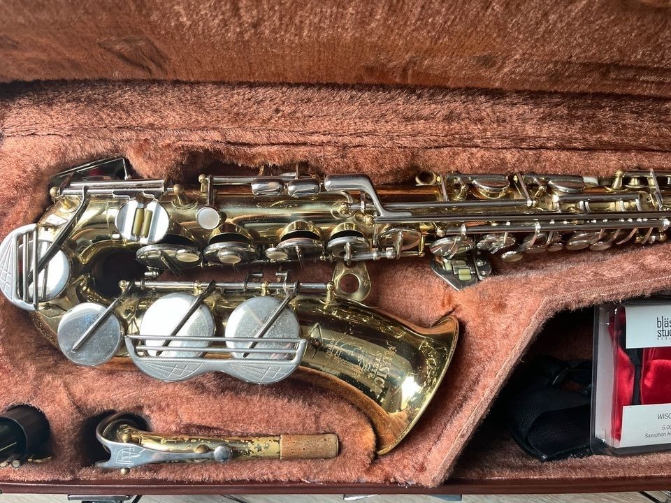 Altsaxophon Musica Steyr Alto Saxophone, Selmer Mundstück in Rieden