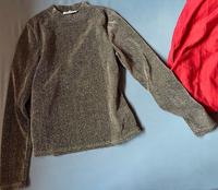 Bluse Damen mädchenbluse Shirt Glitzer Top edel 36 dehnbar Bayern - Dingolfing Vorschau