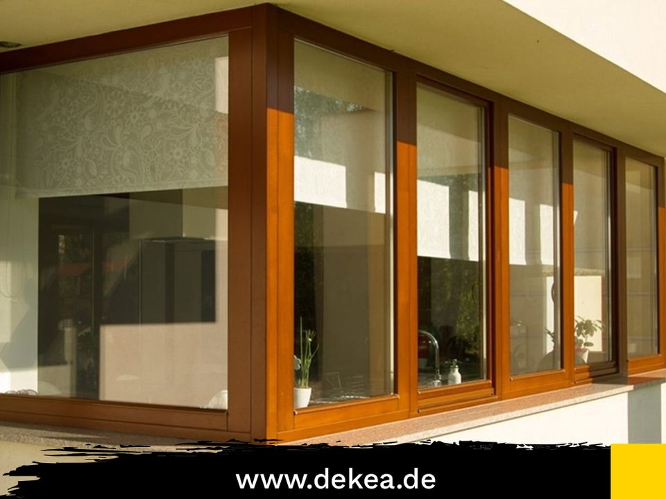 Holzfenster nach Maß Fenster Holz Kellerfenster Festverglasung 150 x 50 cm EUROLINE Schaufenster in Dresden