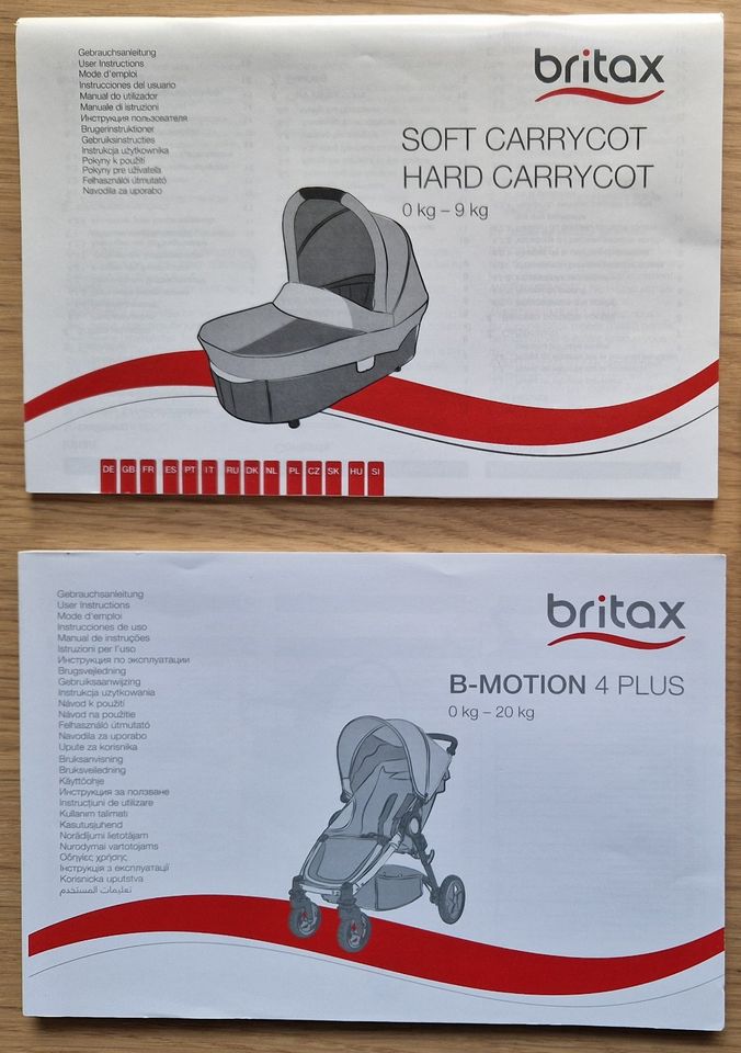 Buggy Britax B-Motion 4 Plus inkl. Kinderwagenaufsatz in Hamburg