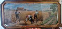 Gemälde Bild von Laubnitz "Bauern bei der Ernte" Bayern - Greding Vorschau