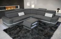 Designer Eckcouch Positano L Form Stoff LED Modernes Ecksofa Berlin - Treptow Vorschau