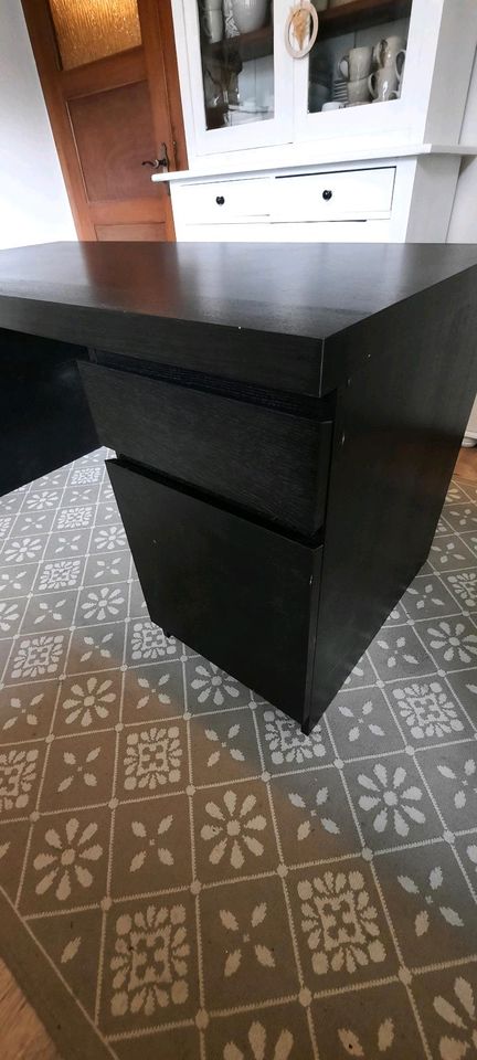 Ikea Malm Schreibtisch schwarz in Wermelskirchen