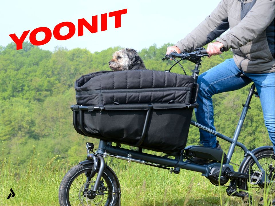 2024 YOONIT Mini E-Cargobike | ideal für Hunde | Shimano EP6 Motor | Lastenfahrrad kompakt | Pakumo Fachhandel für Transportfahrräder in Paderborn