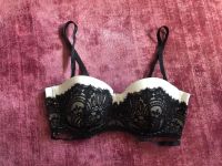 Hunkemöller BH, Balconette, 80C, schwarz-weiß m Spitze München - Laim Vorschau